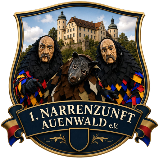 Wappen der 1. Narrenzunft Auenwald